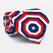 アメリカ国旗のデザイン ネクタイ (ロール)