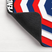 アメリカ国旗のデザイン マウスパッド (コーナー)