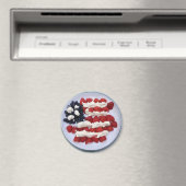 アメリカ国旗のデザート マグネット (インサイチュ (食洗機))