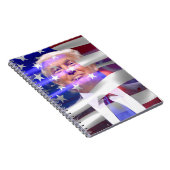 アメリカ国旗のトランプ2020 ノートブック (右側)
