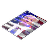 アメリカ国旗のトランプ2020 ノートブック (左側)