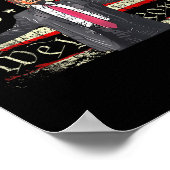 アメリカ国旗のトランプ2024ダディスホームウィーザ ポスター (角)