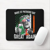 アメリカ国旗のトランプ・メイクSt patricks day 素晴らし マウスパッド (マウス)