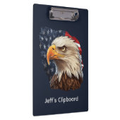 アメリカ国旗のハゲワシ クリップボード (右)