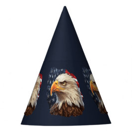 アメリカ国旗のハゲワシ パーティーハット