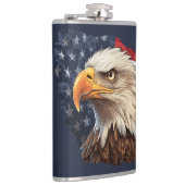 アメリカ国旗のハゲワシ フラスク (右)