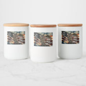 アメリカ国旗のハゲワシ フードラベル (ボトル)