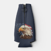 アメリカ国旗のハゲワシ ボトルクーラー (裏面)