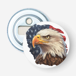 アメリカ国旗のハゲワシ 栓抜き