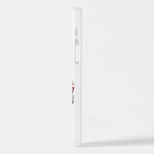 アメリカ国旗のハゲワシ iPhoneケース (左側面)