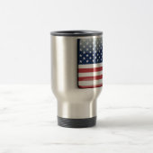 アメリカ国旗のバナー トラベルマグ (中央)