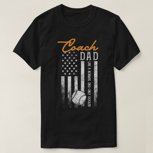 アメリカ国旗のパパが父親素晴らし Tシャツ (デザイン正面)