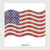 アメリカ国旗のビニールのシールデカール シール (シート)
