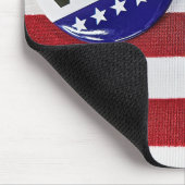 アメリカ国旗のピン留め マウスパッド (コーナー)