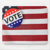 アメリカ国旗のピン留め マウスパッド (正面)