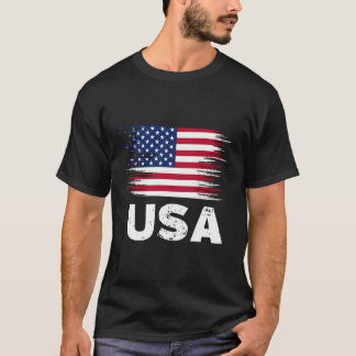 アメリカ国旗のフード付きスウェットシャツスポーツサッカーフットボール Tシャツ