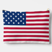 アメリカ国旗のプライドデザイン アクセサリーポーチ (裏面)