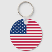 アメリカ国旗のプライドデザイン キーホルダー (裏面)