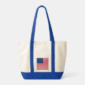 アメリカ国旗のプライドデザイン トートバッグ (裏面)