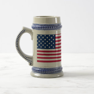 アメリカ国旗のプライドデザイン ビールジョッキ