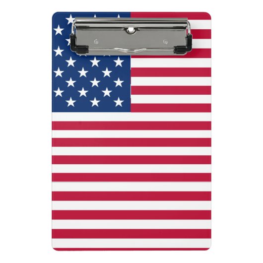 アメリカ国旗のプライドデザイン ミニクリップボード (正面)