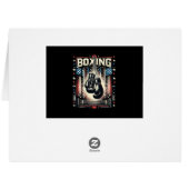 アメリカ国旗のボクシング動揺して – ボクサーヴィンテージボ (裏面横)