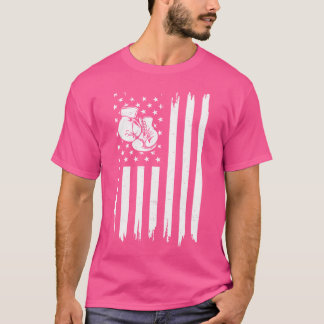 アメリカ国旗のボクシング動揺して – ボクサーヴィンテージボ Tシャツ