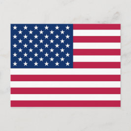 アメリカ国旗のポストカード ポストカード