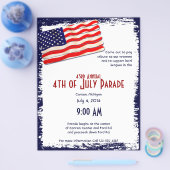 アメリカ国旗のポップシクルの民俗 チラシ (シングル)