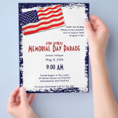 アメリカ国旗のポップシクルの民俗 チラシ (手)