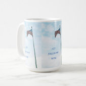 アメリカ国旗のマグカップ コーヒーマグカップ (正面左)