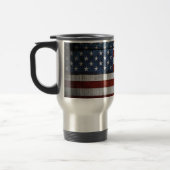 アメリカ国旗のマグカップ トラベルマグ (左)