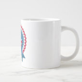 アメリカ国旗のリボン ジャンボコーヒーマグカップ (右)
