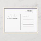 アメリカ国旗のヴィンテージドラム7月4日お祝い インビテーションポストカード (裏面)