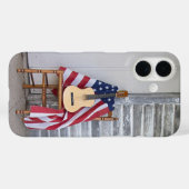 アメリカ国旗の上のギター Case-Mate iPhoneケース (裏面 (横))