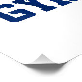 アメリカ国旗の体操スポーツ付きアメリカ ポスター (コーナー)