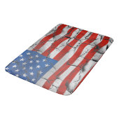 アメリカ国旗の国ヴィンテージ素朴スタイルのバスマット バスマット (アングル)
