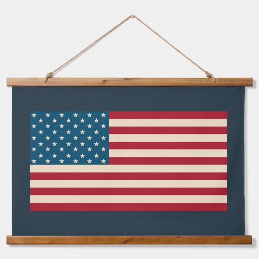 アメリカ国旗の壁掛けタペストリー 吊り下げ型タペストリー (正面)