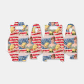 アメリカ国旗の女性の自由の独立 フェイバーボックス (折り畳みなし)