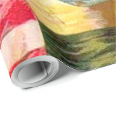 アメリカ国旗の女性の自由の独立 ラッピングペーパー (ロールコーナー)