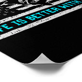 アメリカ国旗の寿命はロッドに勝る ポスター (角)