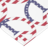 アメリカ国旗の平和サイン テーブルクロス (アングル)