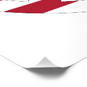 アメリカ国旗の平和サイン ポスター (コーナー)