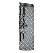 アメリカ国旗の平和整備士ツール熱タンブラー タンブラー (回転右)