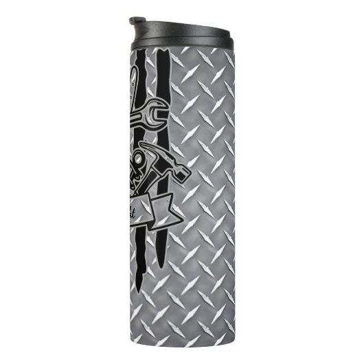 アメリカ国旗の平和整備士ツール熱タンブラー タンブラー (回転右)