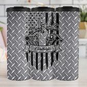 アメリカ国旗の平和整備士ツール熱タンブラー タンブラー