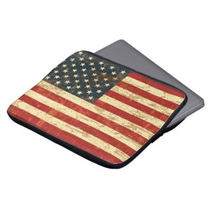 アメリカ国旗の年齢動揺して ラップトップスリーブ