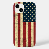 アメリカ国旗の年齢動揺して Case-Mate iPhoneケース (裏面)