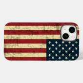 アメリカ国旗の年齢動揺して Case-Mate iPhoneケース (裏面 (横))