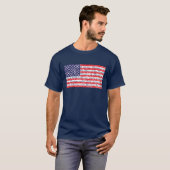 アメリカ国旗の忠誠の誓い Tシャツ (正面フル)